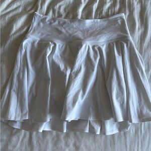 Beyond Yoga White Mini Skirt